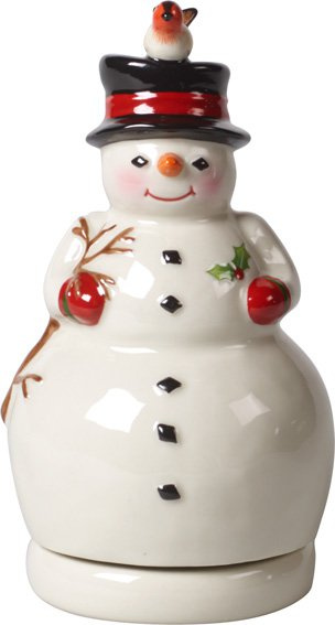 Villeroy & Boch Nostalgic Melody otáčející se sněhulák s hracím mechanismem, 15 cm 14-8640-6303