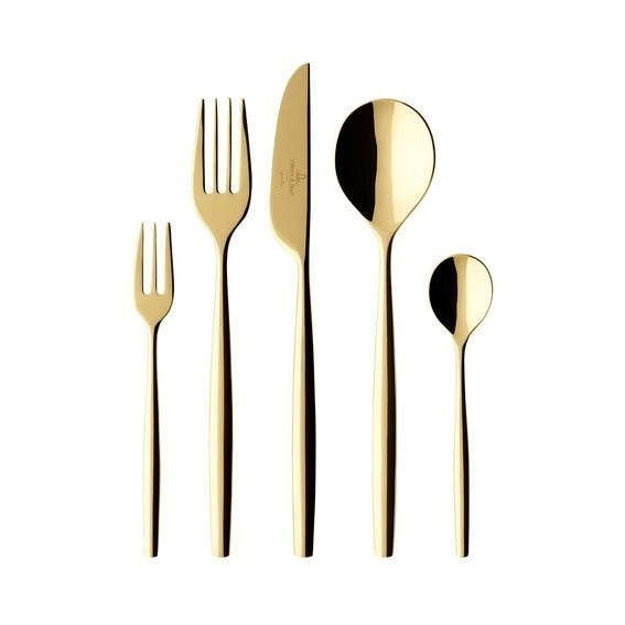 Villeroy & Boch MetroChic d’Or sada pozlacených příborů, 30 ks 12-6528-9050