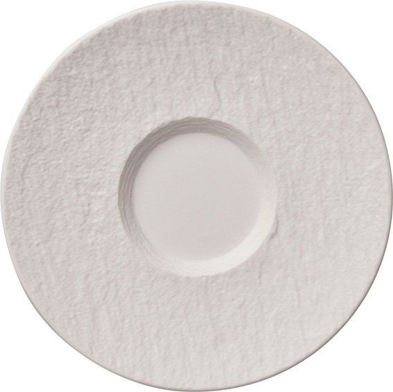 Villeroy & Boch Manufacture Rock Blanc podšálek k šálku na bílou kávu, Ø 17 cm 10-4240-1220