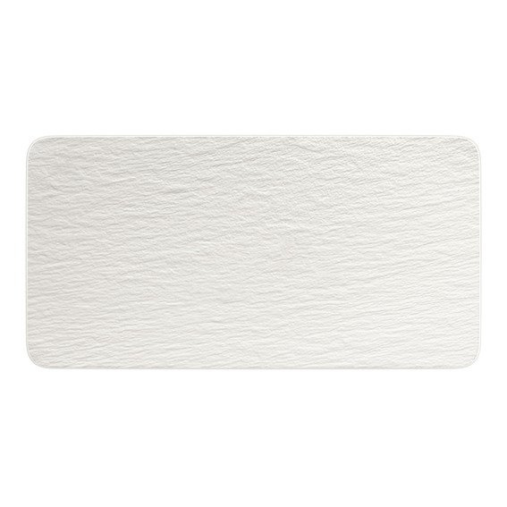 Villeroy & Boch Manufacture Rock Blanc porcelánový podnos, 35 x 18 cm 10-4240-2281