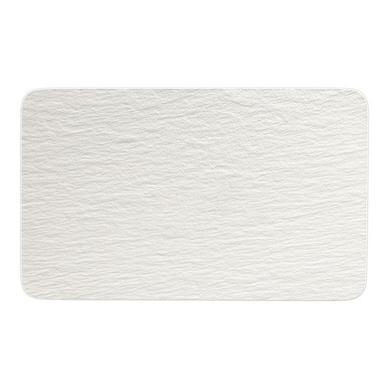 Villeroy & Boch Manufacture Rock Blanc porcelánový podnos, 28 x 17 cm 10-4240-2772