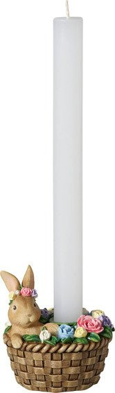 Villeroy & Boch Spring Fantasy svícen, zajíček v košíku, 9 cm 35-9389-0033