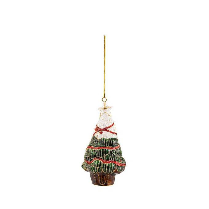 Villeroy & Boch Winter Collage Accessoires závěsný kovový stromeček, 12 cm 35-9391-0073
