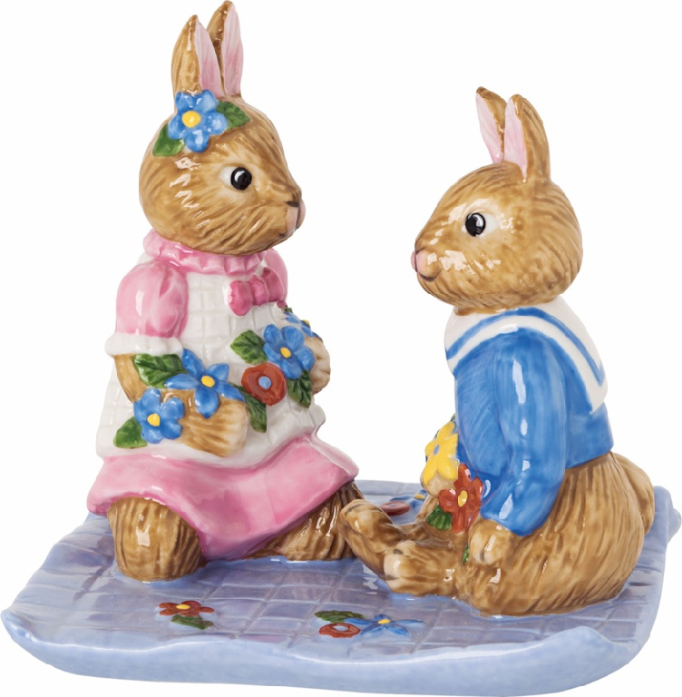 Villeroy & Boch Bunny Tales velikonoční dekorace, zajíčci na pikniku 14-8662-6333