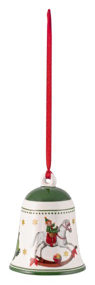 Villeroy & Boch My Christmas Tree ozdoba zvoneček, zelený 14-8622-6850