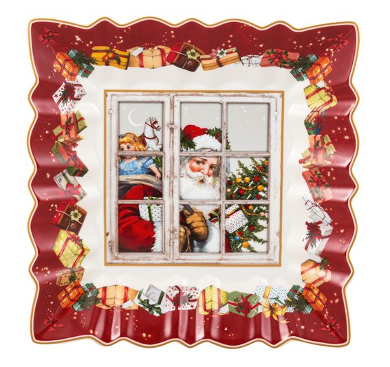 Villeroy & Boch Toy's Fantasy čtvercová mísa, Santa, 23 x 23 cm 14-8332-3718