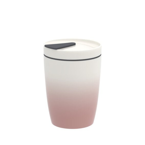 Villeroy & Boch Coffee To Go hrnek na cesty, 0,29 l, růžový 10-4868-9351