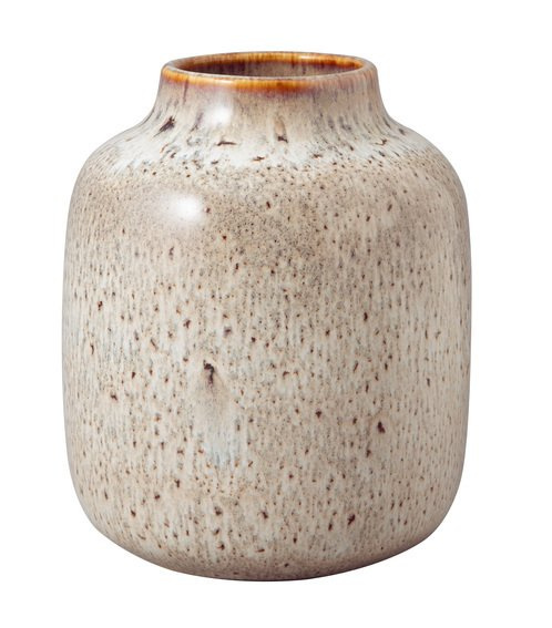Villeroy & Boch Lave Home beige kameninová váza Nek, 15,5 cm 10-4286-5081