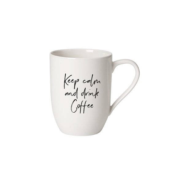 Villeroy & Boch Statement hrnek "Keep calm and drink coffee", 0,34 l 10-1621-9652