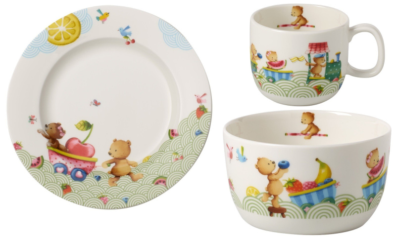 Villeroy & Boch Hungry as a Bear sada dětského porcelánu, 3 ks 14-8665-8427
