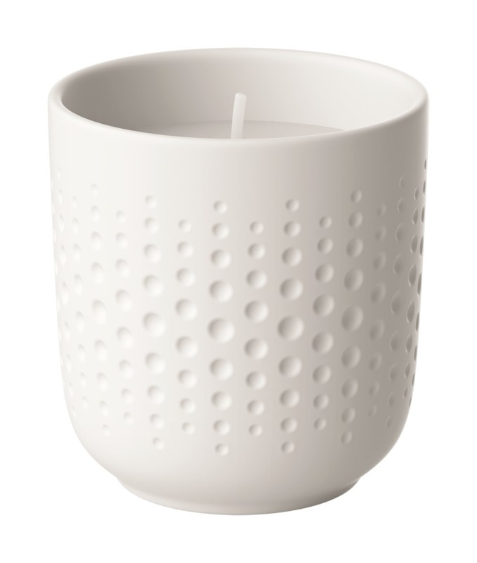 Villeroy & Boch Vonná svíčka Perle, Manufacture Collier blanc, s vůní Sparkle, 180 ml 10-1681-7890