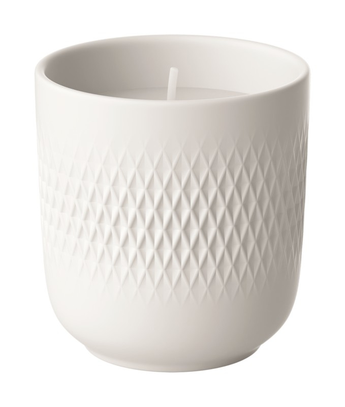 Villeroy & Boch Vonná svíčka Carré, Manufacture Collier blanc, s vůní Mystery, 180 ml 10-1681-7891