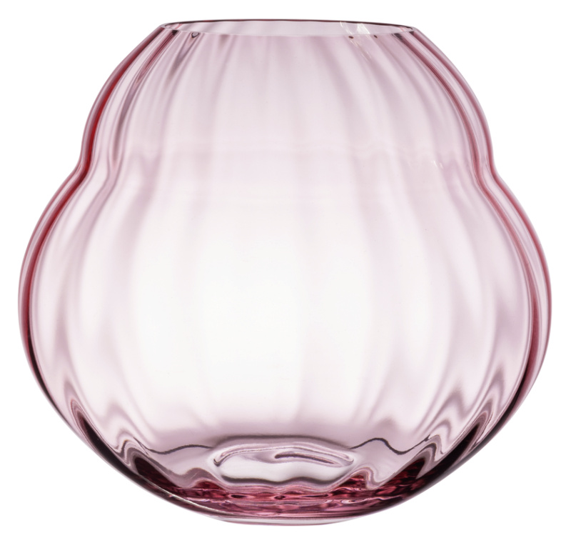 Villeroy & Boch Skleněná váza / svícen Rose Garden, růžová, 17 cm 10-4288-5411