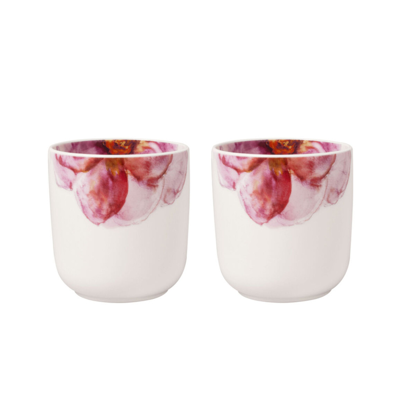Villeroy & Boch Sada dvou hrnků bez ouška Rose Garden, 0,29 l 10-4287-8403
