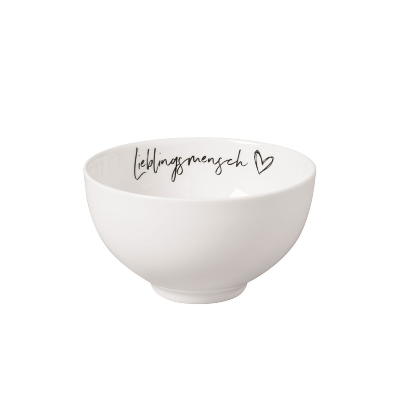 Villeroy & Boch Miska Statement "Lieblingmensch", Ø 13,8 cm 10-1621-6250