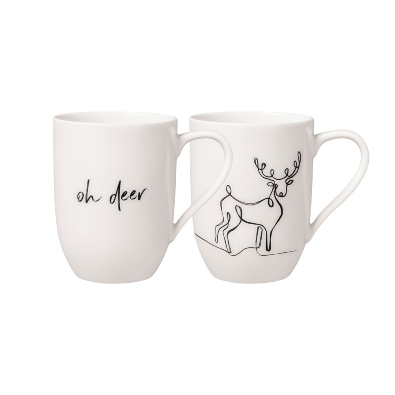 Villeroy & Boch Sada dvou hrnků Statement XMAS sob, 0,34 l 10-1621-8405