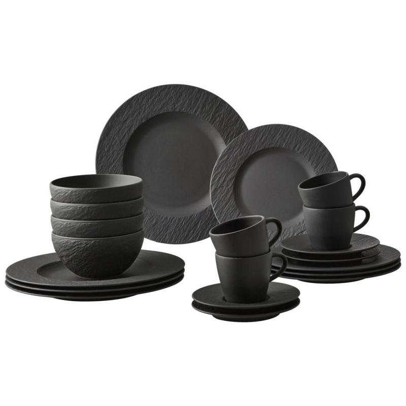 Villeroy & Boch Porcelánová jídelní sada Manufacture Rock, 20 ks 10-4239-7335