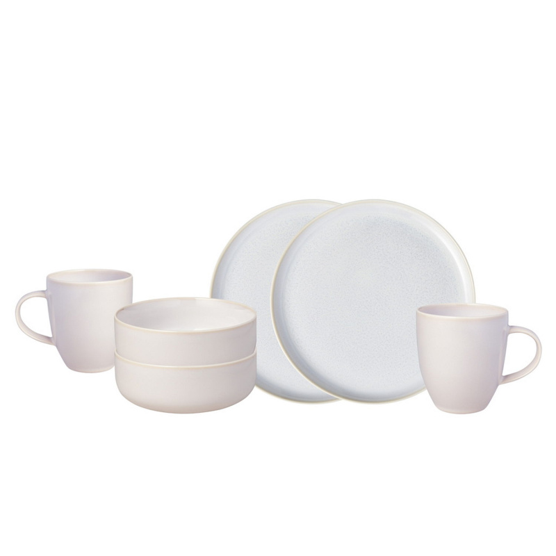 Villeroy & Boch Snídaňová sada pro dva Crafted Cotton, 6 ks 19-5183-9071