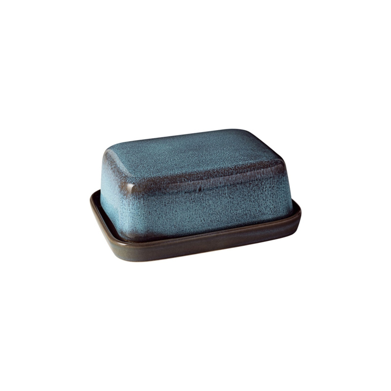 Villeroy & Boch Kameninová dóza na máslo Lave glacé, 14,7 x 11,7 cm 10-4282-1800
