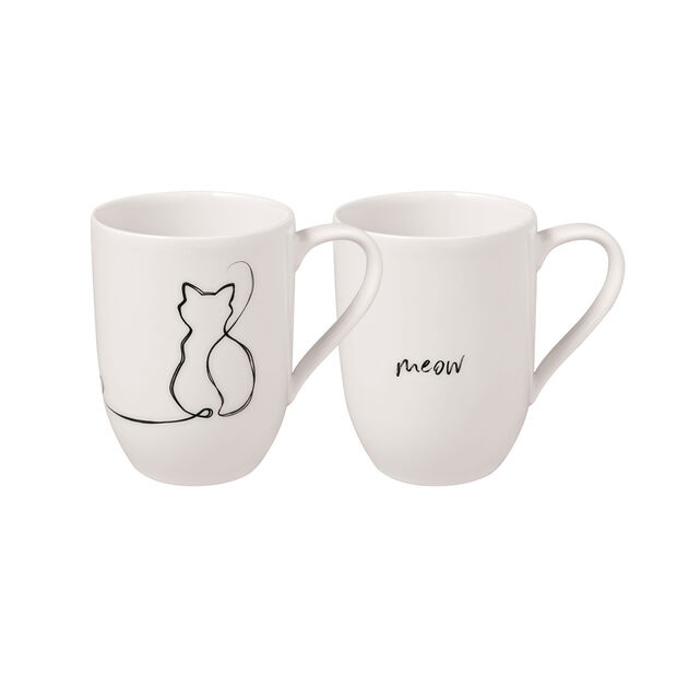 Villeroy & Boch Sada dvou hrnků Statement "Cat", 0,34 l 10-1621-8409