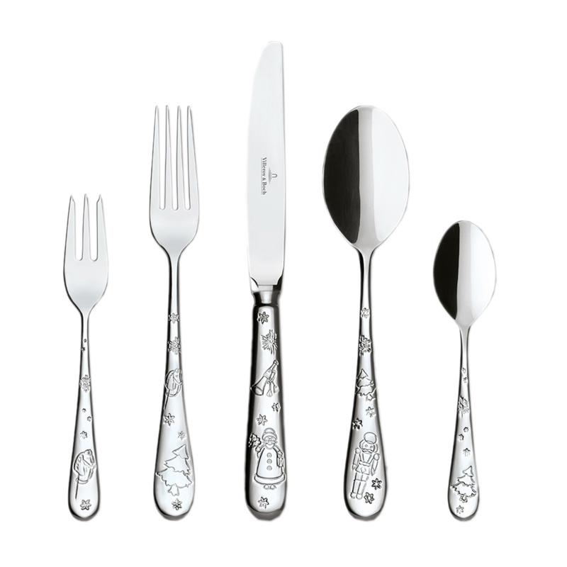 Villeroy & Boch Sada vánočních nerezových příborů Toy´s Delight, 30 ks 12-6564-9050