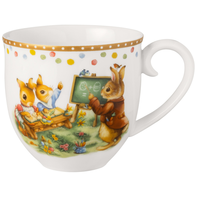 Villeroy & Boch Hrnek Annual Easter Edition 2025, zajíčci Anna a Max, 390 ml 14-8627-4867