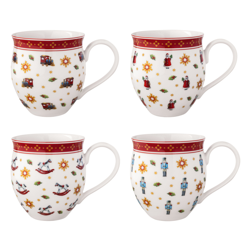 Villeroy & Boch Sada vánočních hrnků Toy’s Delight, Výroční edice, 4 ks 14-8585-8407