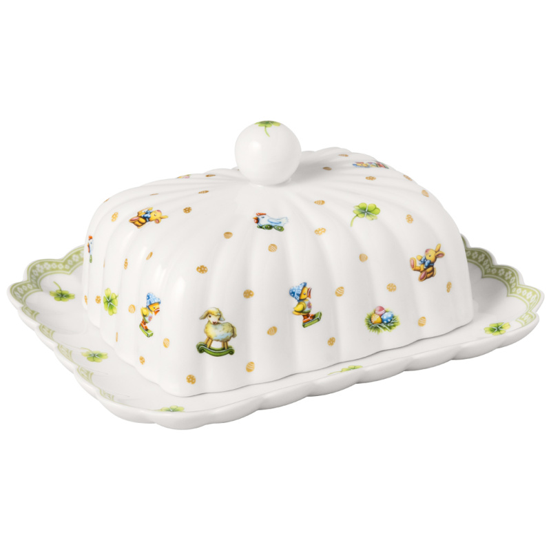 Villeroy & Boch Porcelánová máslenka Easter Delight, 18,5 x 16 cm 14-8676-1860
