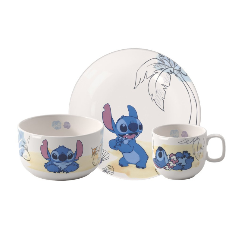 Villeroy & Boch Sada dětského porcelánu Disney Stitch, 3 ks 14-8681-8427