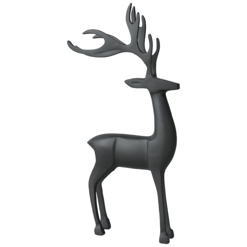 Villeroy & Boch Černý dekorativní jelen Christmas Chic, 44 cm 14-8677-7405