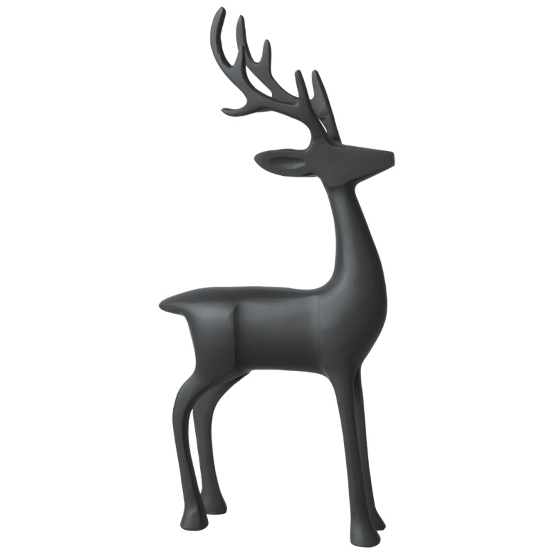 Villeroy & Boch Černý dekorativní jelen Christmas Chic, 36 cm 14-8677-7406