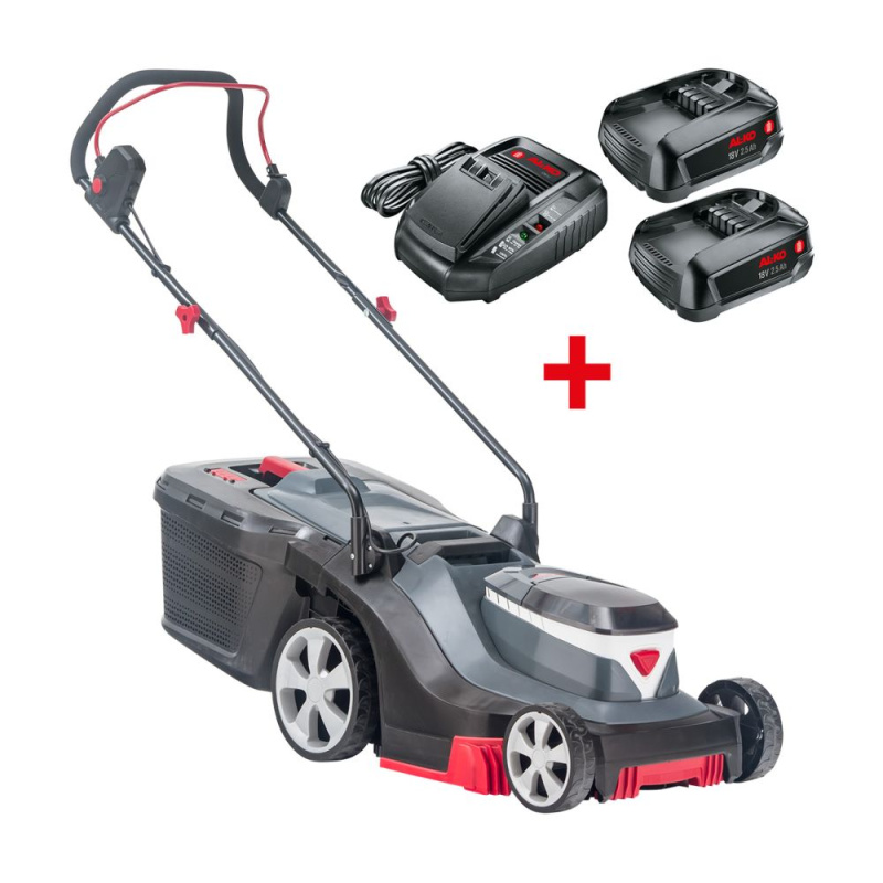 AL-KO 3.22 Li Easy 18V SET - akumulátorová sekačka (s 2x 2,5 Ah akumulátory a nabíječkou)