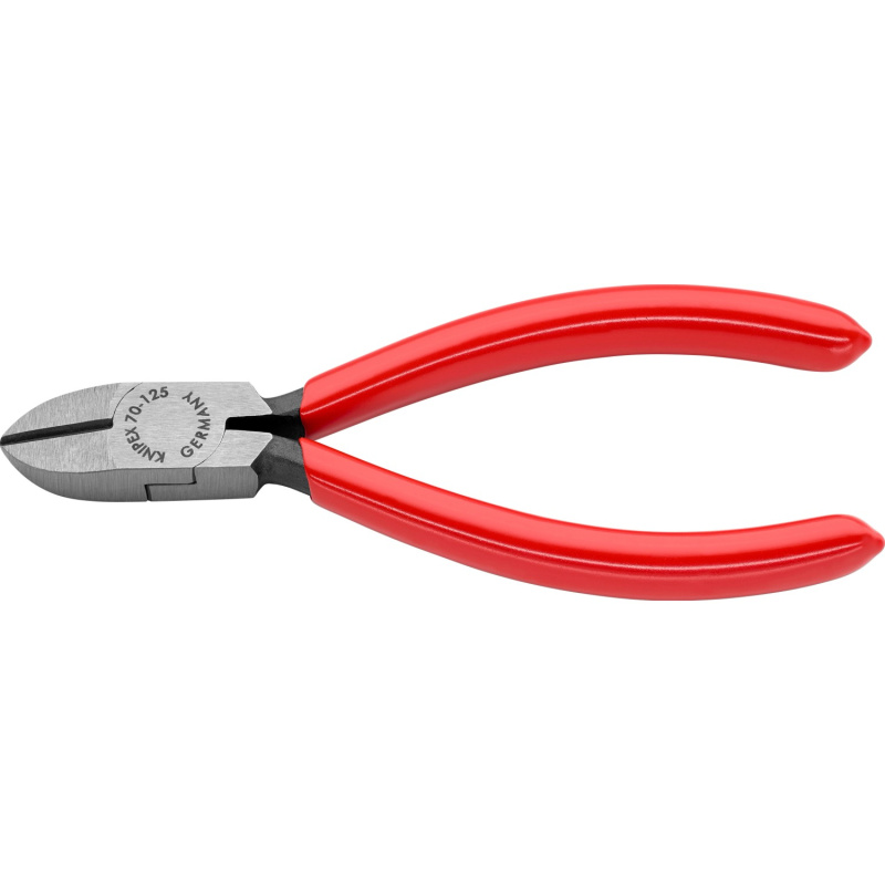 Knipex Boční štípací kleště, fosfátované na černo, potažené plastem, 125 mm