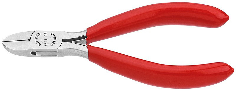 Boční štípací kleště pro elektroniku potaženo plastem 115 mm  - 7711115