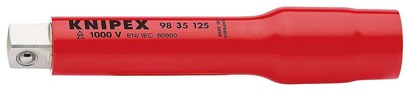 Prodloužení s vnitřním/vnějším čtyřhranem 3/8" 125 mm  - 9835125