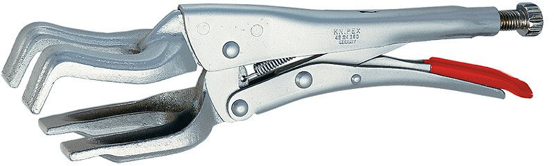 Samosvorné kleště s pákovým mechanizmem pro svařování leskle zinkované 280 mm  - 4224280