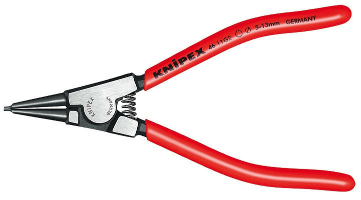 Vnější přímé kleště na pojistné kroužky 140 mm  - 4611G2 Knipex