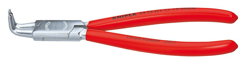 Vnitřní zahnuté kleště na pojistné kroužky chromované 130 mm  - 4423J11 Knipex