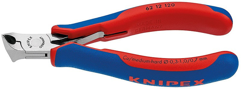 Štípací kleště s šikmými břity pro elektroniku 120 mm - 6212120