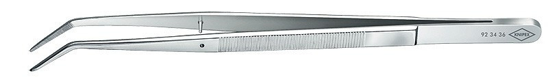 Precizní pinzeta s vodícím kolíkem zašpičatělý tvar 155 mm  - 923436