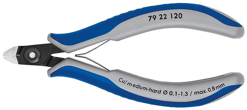 Přesné boční štípací kleště na elektroniku brunýrované 120 mm  - 7922120