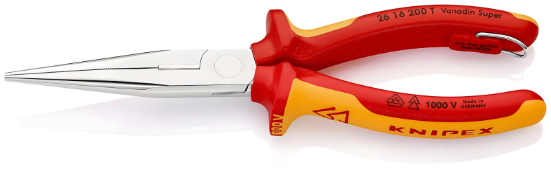 KNIPEX 26 16 200 T Kleště půlkulaté s břity TT