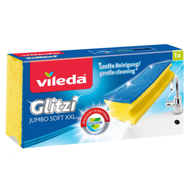 VILEDA Glitzi Jumbo XXL Houbička do koupelen 1 ks
