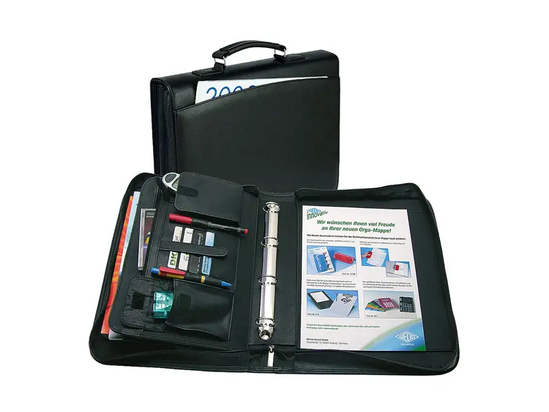 Portfolio A4 se zipem a držadlem 355 x 325 x 65 mm, A4