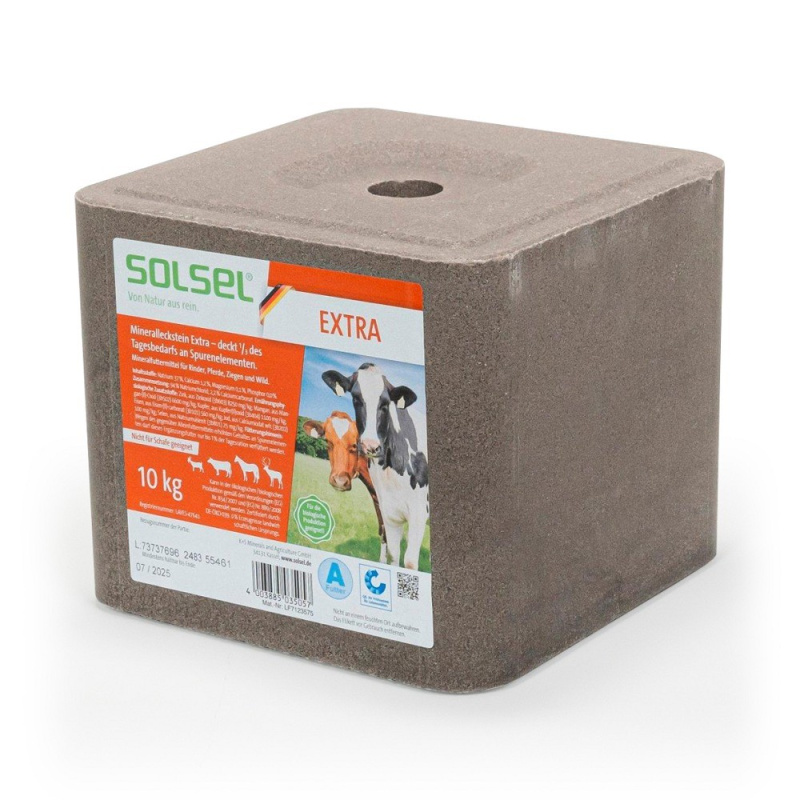 Liz solný miner. EXTRA pro skot,koně,lesní 10 kg kostka