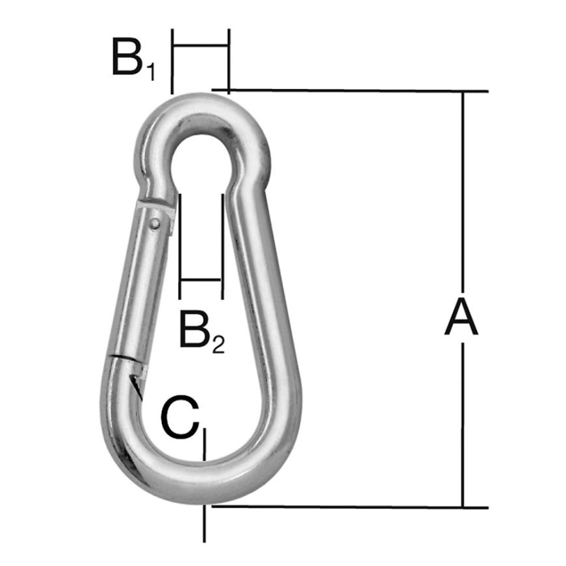Karabina 80 x 8 mm zn 6 ks
