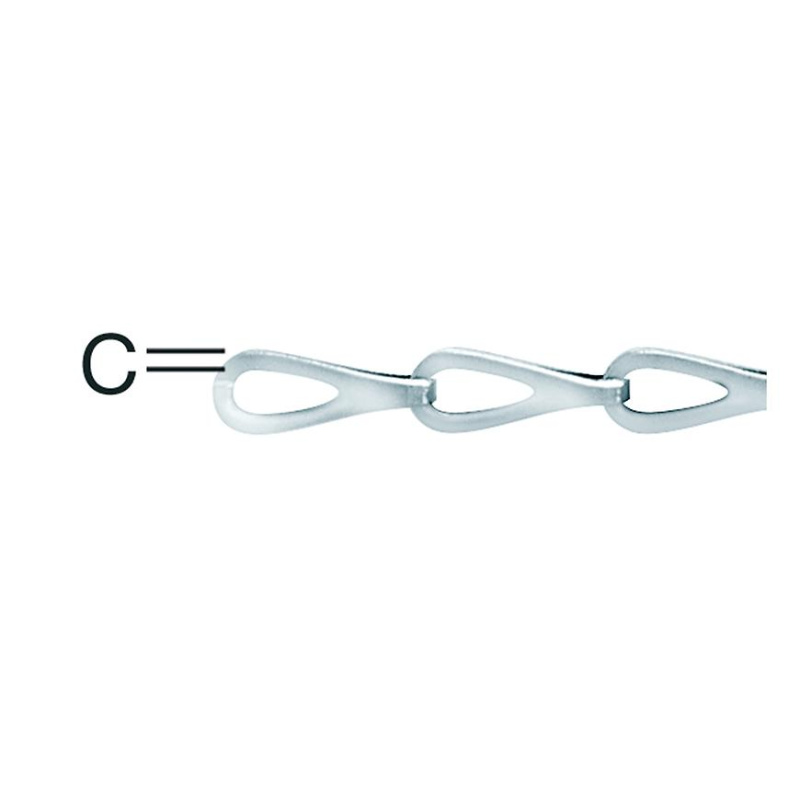 Řetěz patent. 0,4 mm chrom
