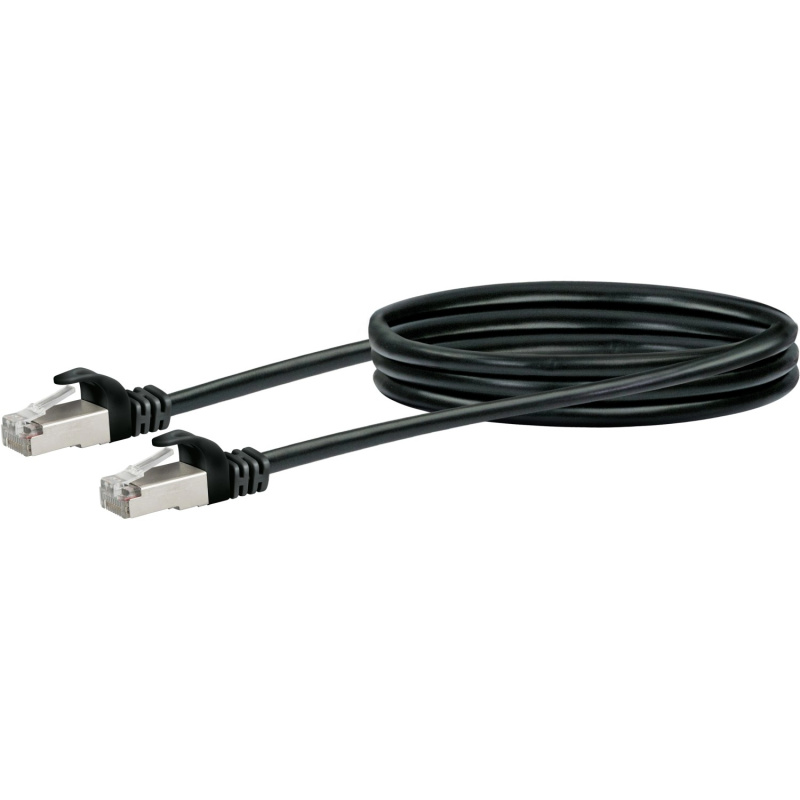 Schwaiger Síťový kabel CAT 6 (SF/UTP) konektor RJ45 > konektor RJ45 50 cm černý