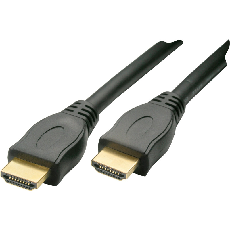 Připojovací kabel HDMI 2 m pozlacený černý HDMI0200 043