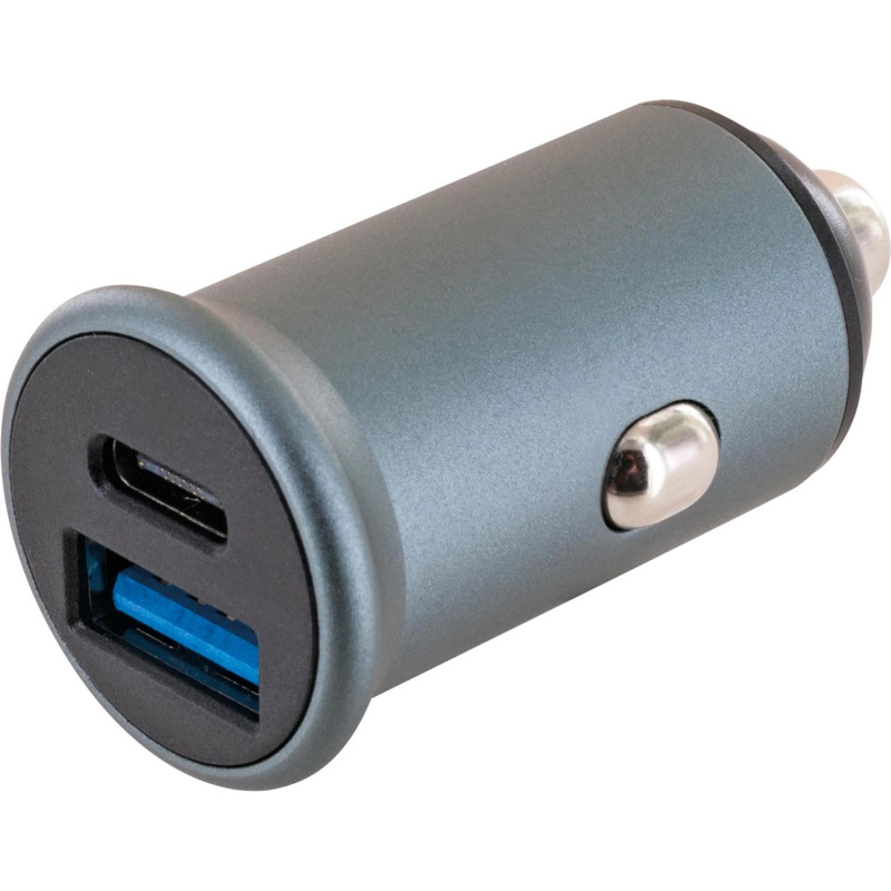 Schwaiger Nabíječka do auta 1xUSB-A + 1xUSB-C, 12/24V